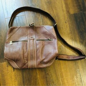 Diana Janes Brown Leather Crossbody Bag